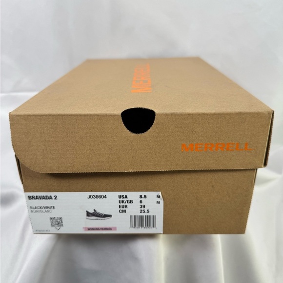 Merrell Women's Black/White Bravada 2 Performance Mid Hikers NIB Outdoor 8.5 - Picture 12 of 12
